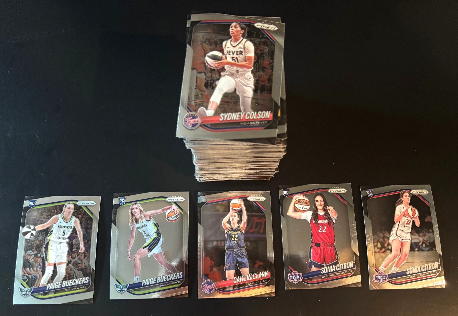 2025 WNBA Prizm Basketball Complete Set 1-150 Includes Variations Bueckers Clark