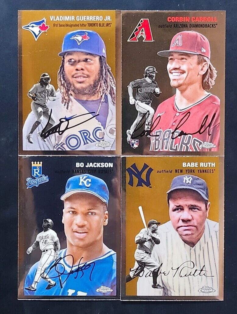 2023 Topps Chrome Platinum Anniversary BASE 250-500 with Hall of Famers You Pick