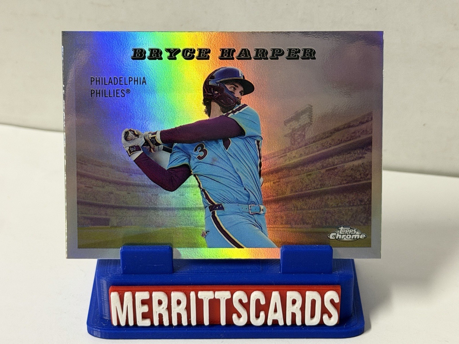 Bryce Harper #55RS-20 Topps Chrome Platinum 2025 – 1955 Topps Rails & Sails