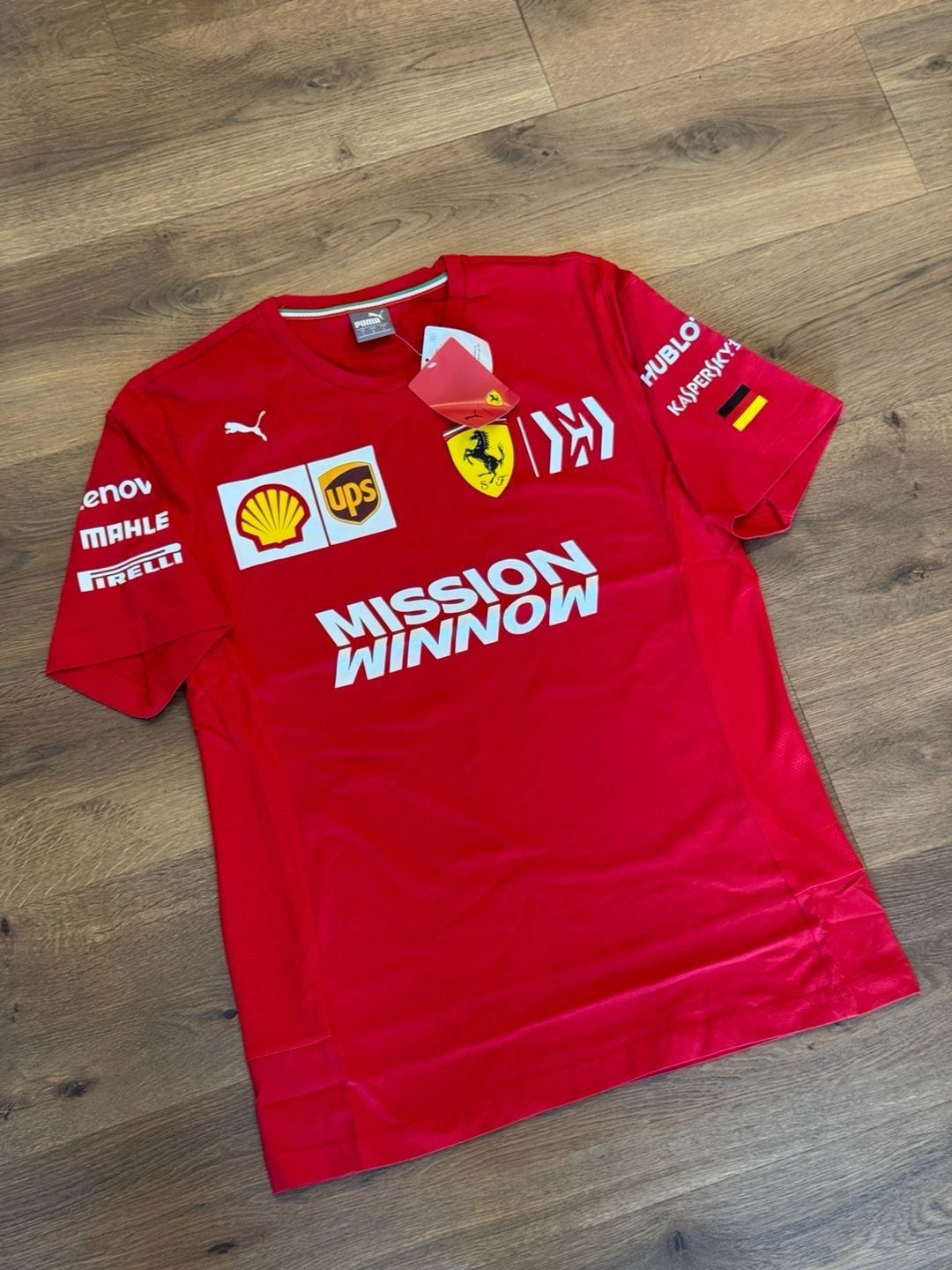 Puma Ferrari F1 Team Mission Winnow Sponsor T-Shirt Red
