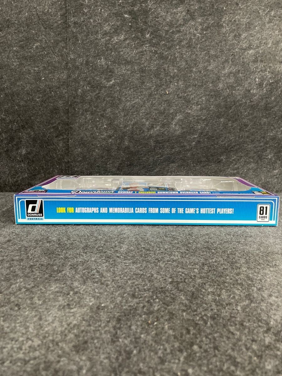 PANINI 2025 Donruss Nfl Football Cards Oversized Downtown Bundle Box, Box Wear