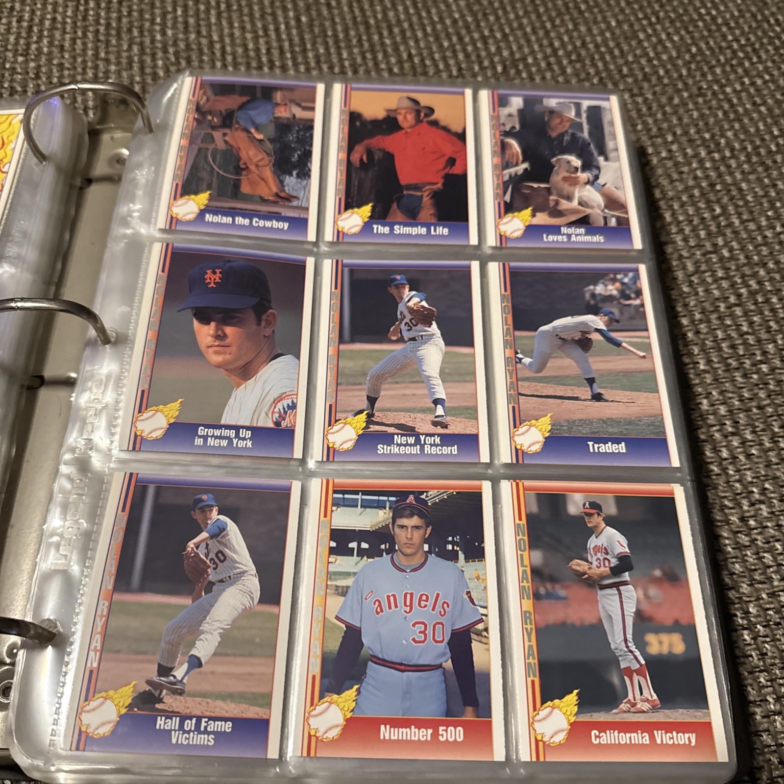 1991-92 Pacific Ryan Texas Express Baseball -You Pick- Nolan Ryan MLB Cards
