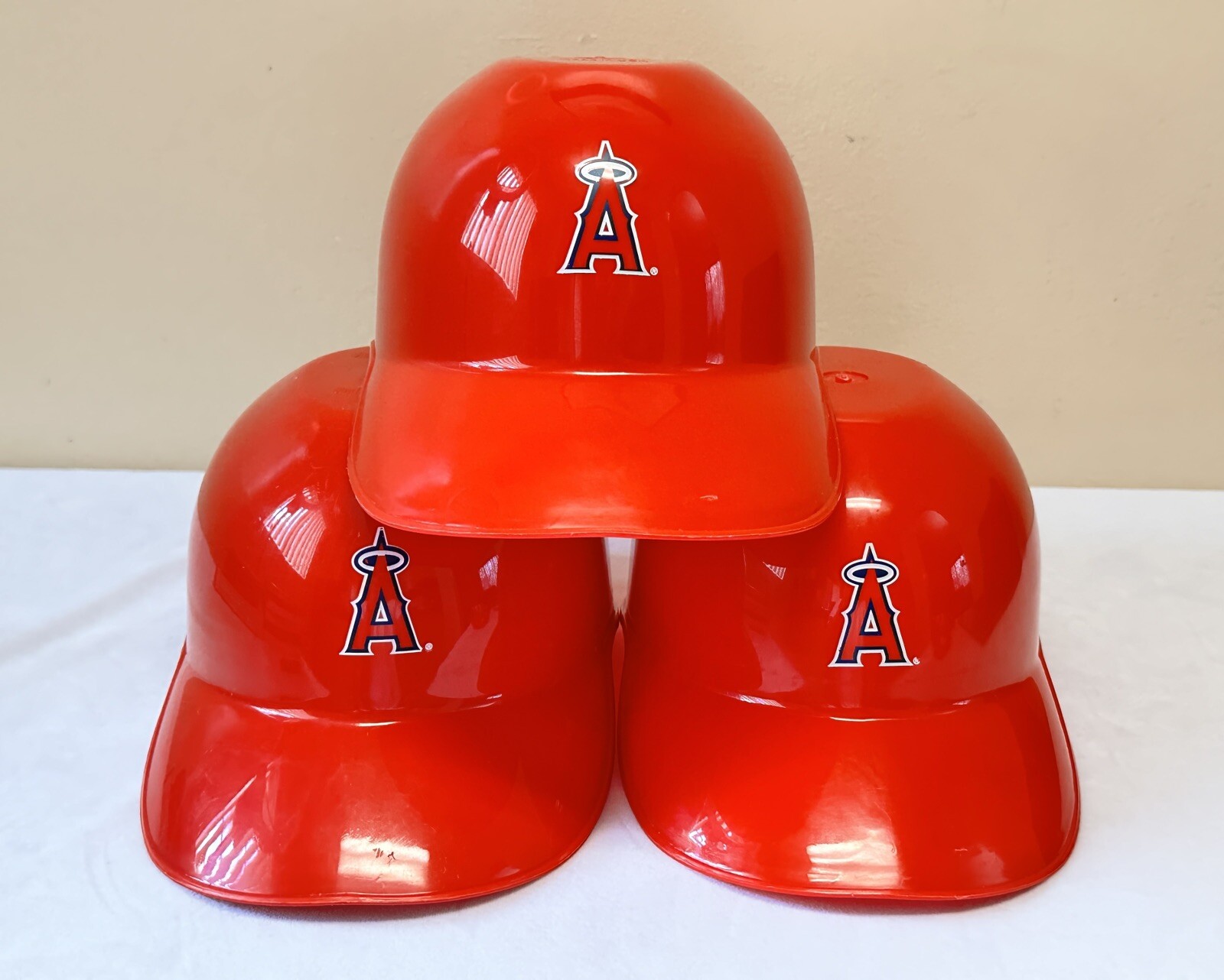 (3) Anaheim Angels Souvenir Nachos Popcorn Helmets Bowl SGA Angels Stadium MLB