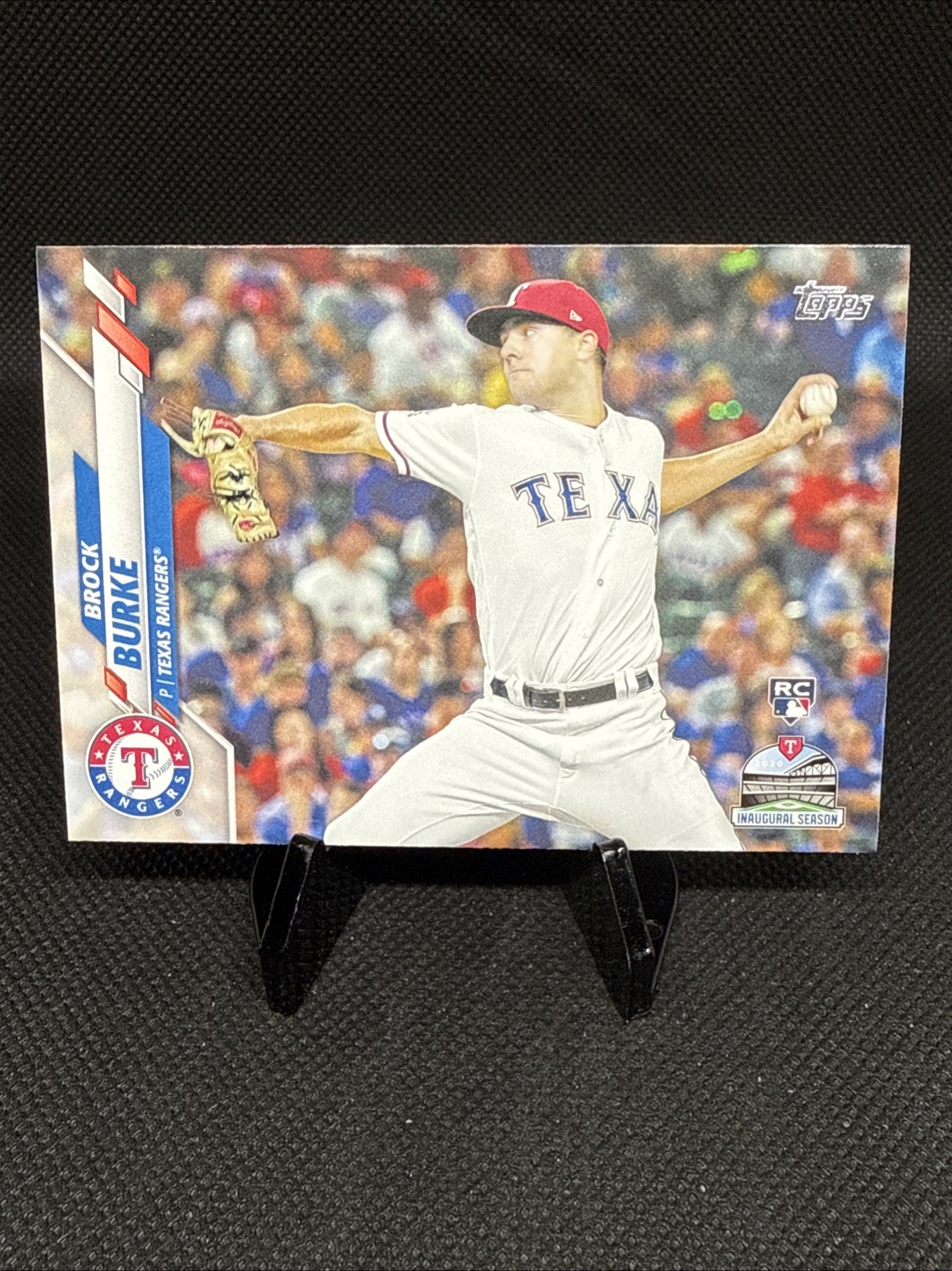 2020 Topps Brock Burke #691 RC Rookie Texas Rangers