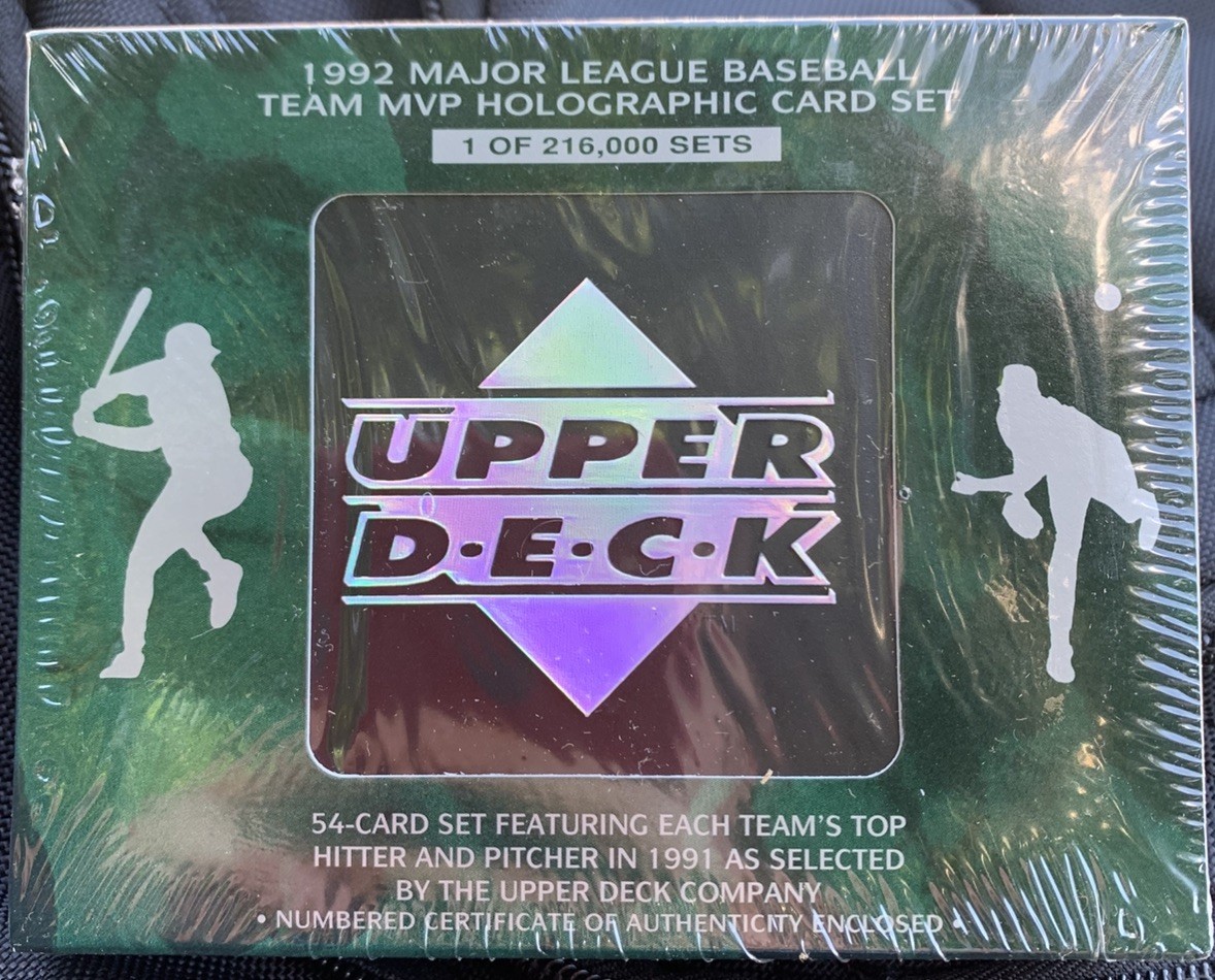1992 Upper Deck Baseball MLB Team MVP Holographic 54 Card Set – Factory Sealed