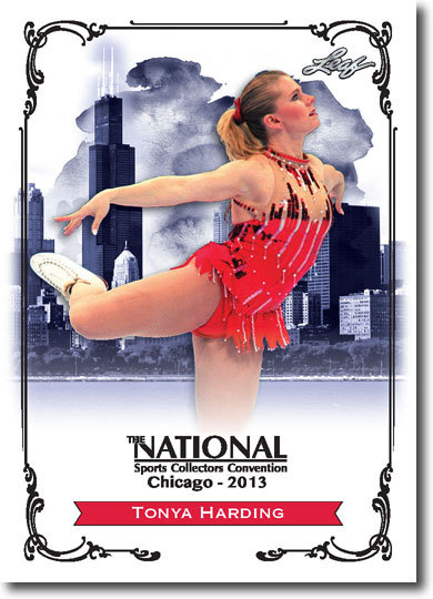 TONYA HARDING – 2013 Leaf National Convention PROMO USA Olympic Skating Card