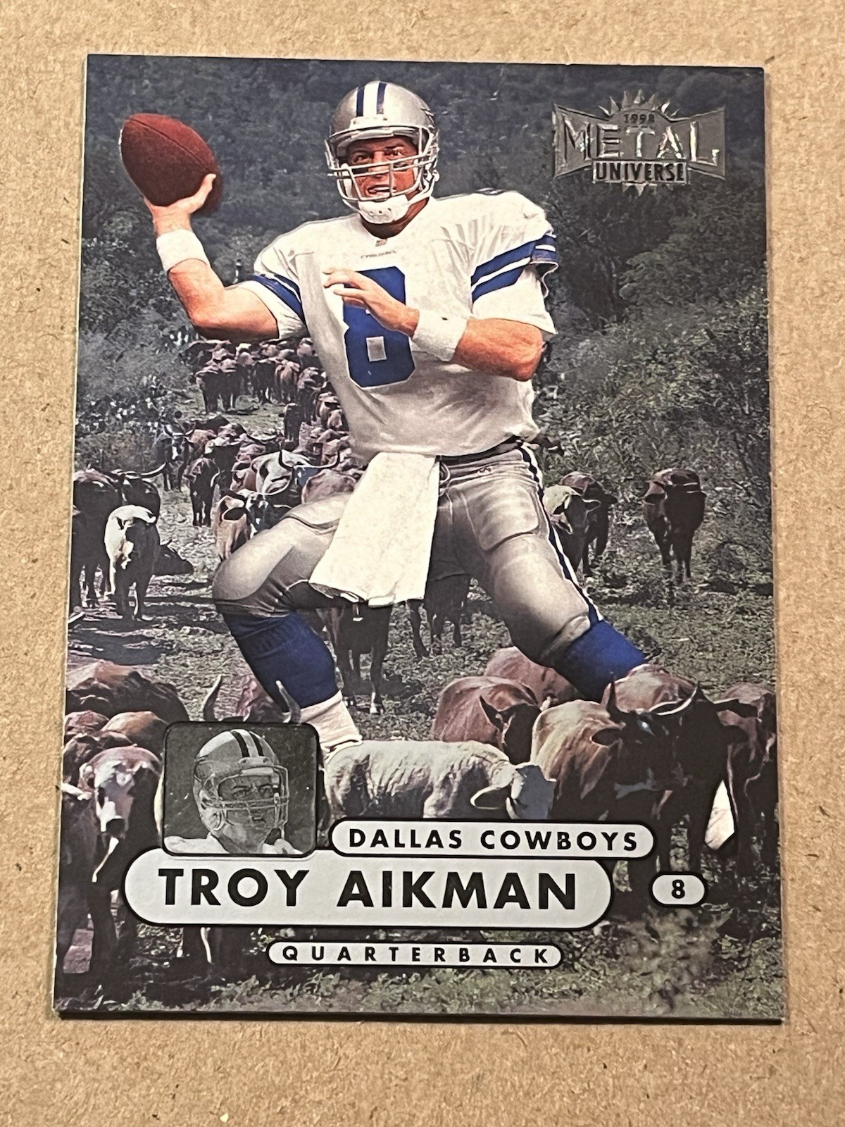 1998 METAL UNIVERSE – TROY AKIMAN COWBOYS #78