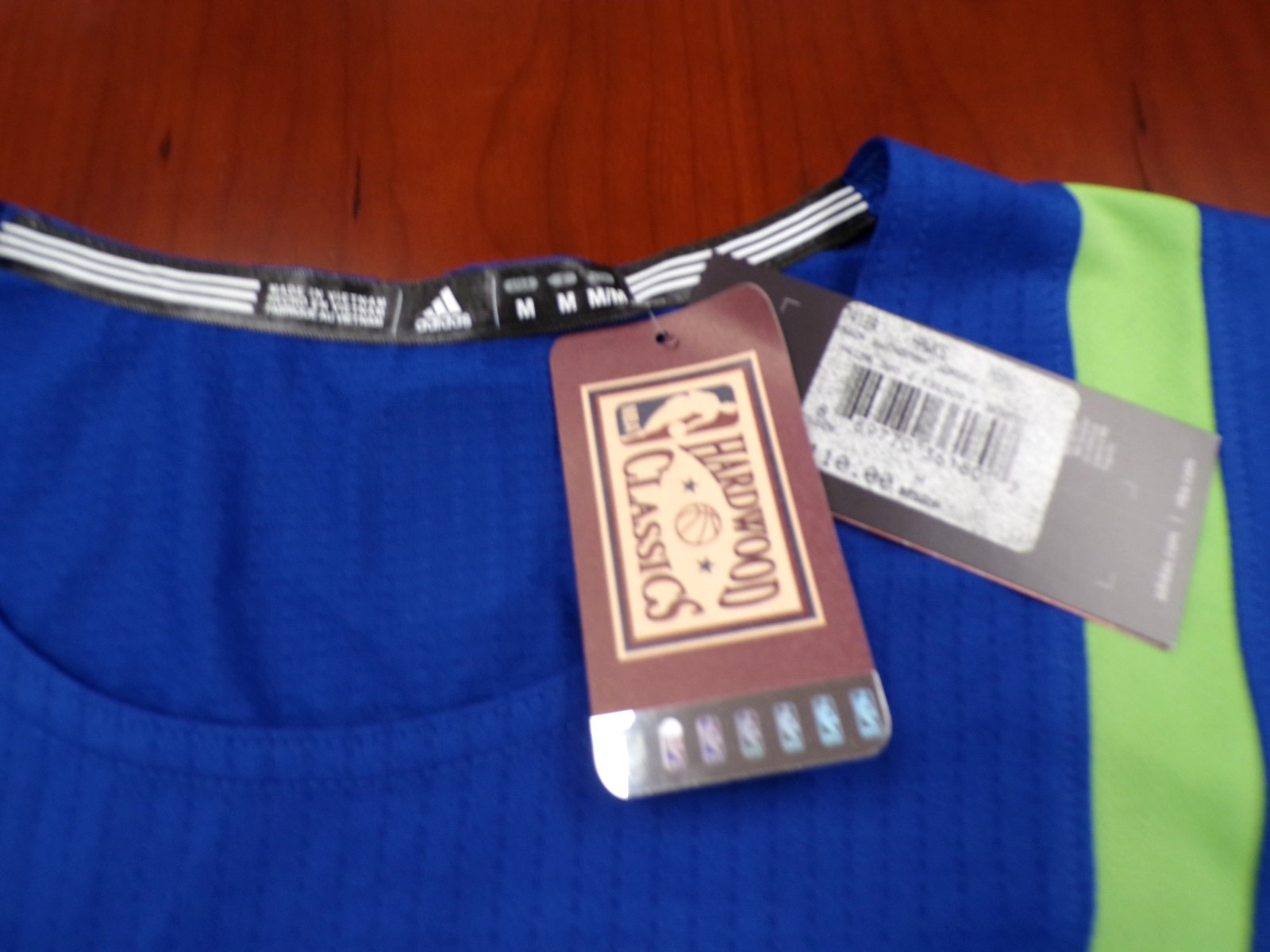 ADIDAS NBA ATLANTA HAWKS KYLE KORVER LATIN NIGHTS BLUE SWINGMAN JERSEY SIZE M