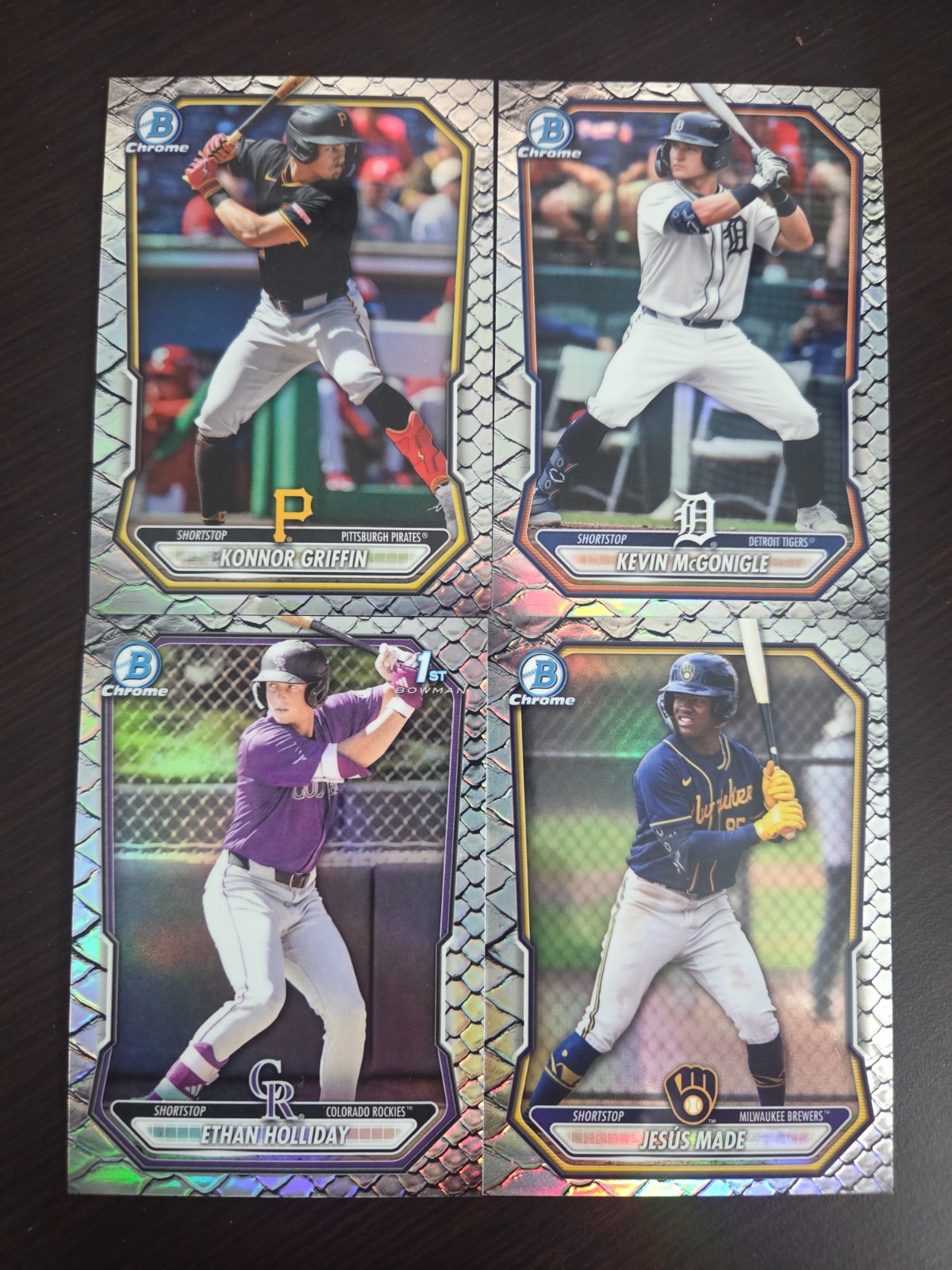 2026 Bowman Chrome Prospects REPTILIAN REFRACTOR – Pick your Card