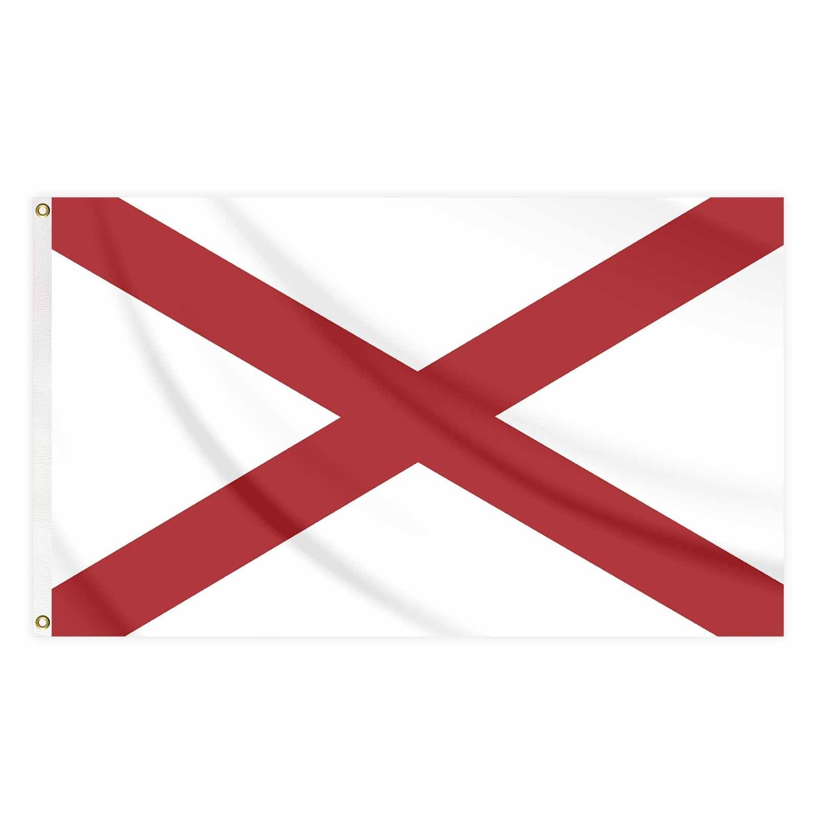 Alabama Flag State Banner 3x5FT Indoor 36 inches x 60 inches, Colourful