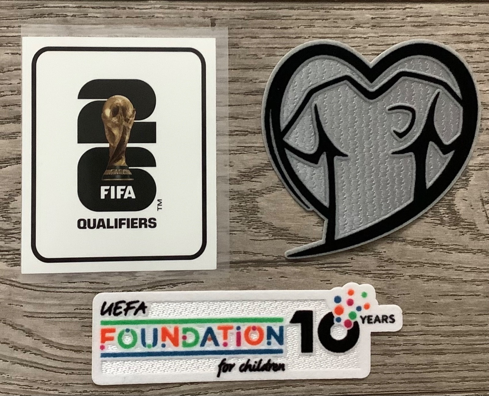 WORLD CUP 2026 QUALIFIERS SOCCER JERSEY PATCH SET BADGE ANY PLAYER ANY TEAM