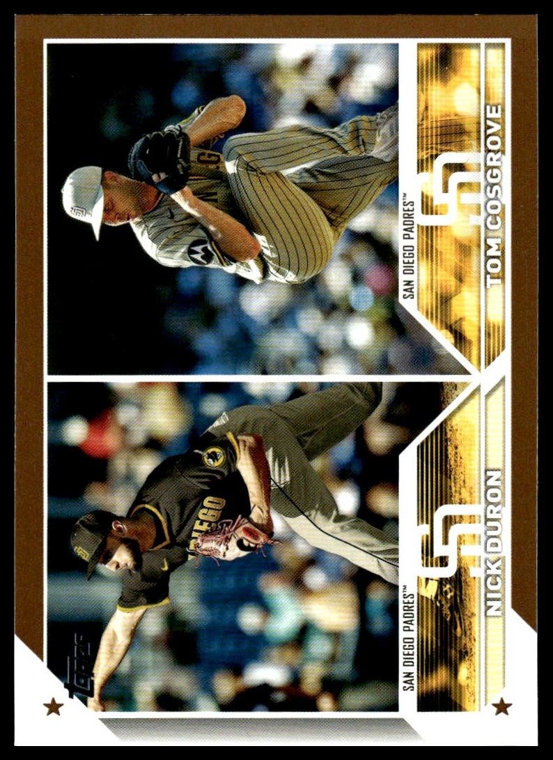 2023 Topps Update #US288 Nick Duron / Tom Cosgrove Gold #/2023