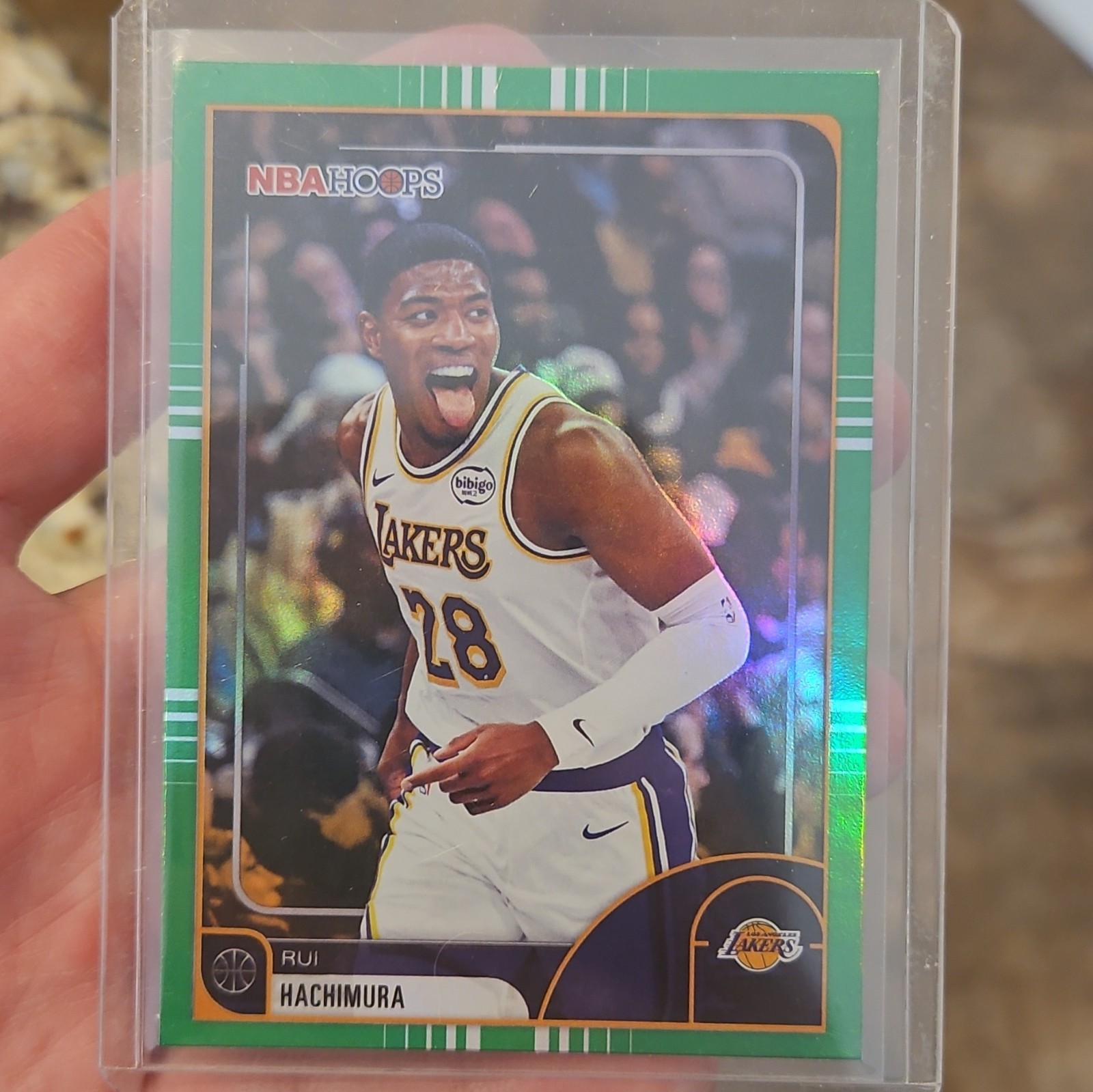 Rui Hachimura 2025-26 Topps NBA Hoops Green Foil #1 Lakers