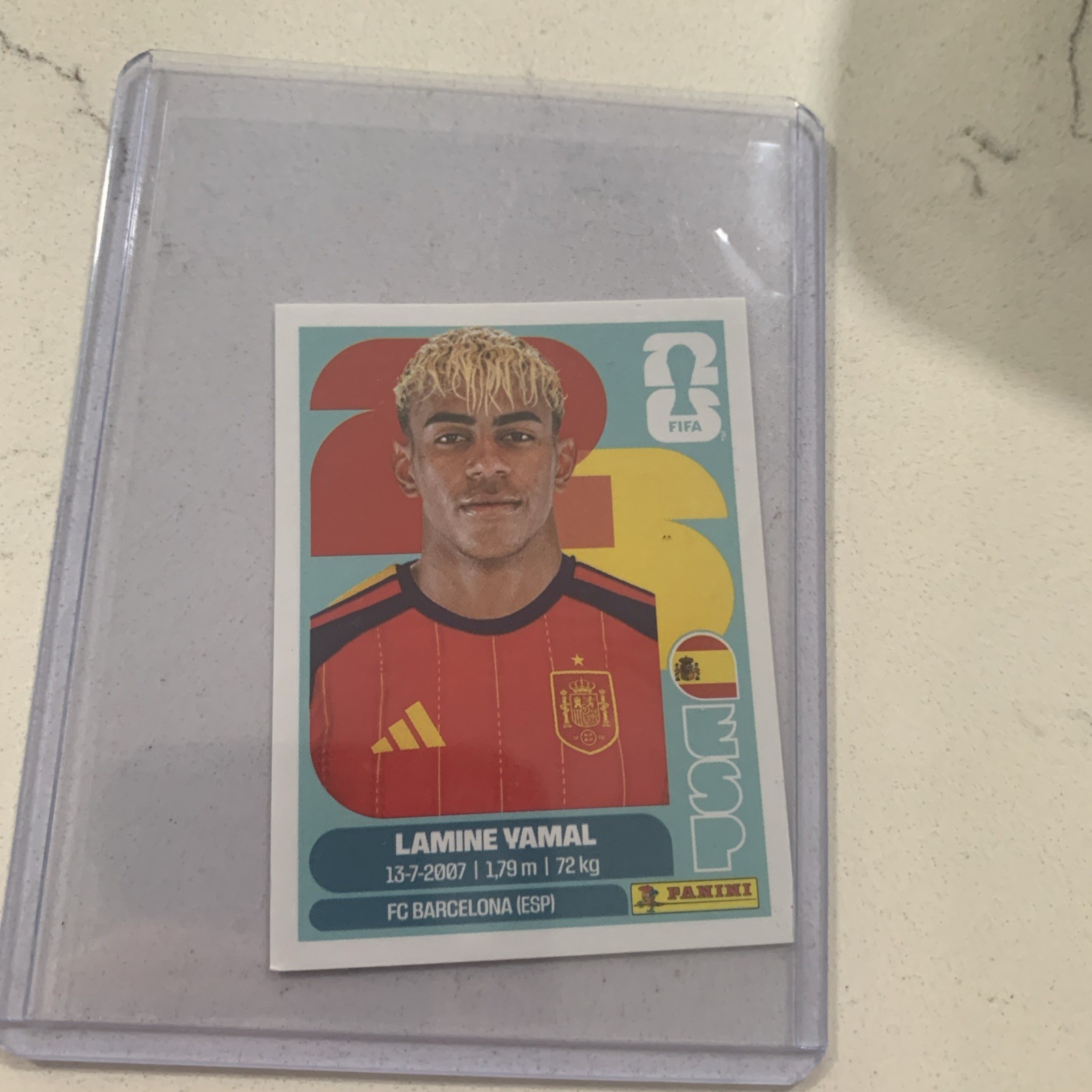 Lamine Yamal 2026 Panini World Cup Sticker Border Base Parallel ESP15 investment