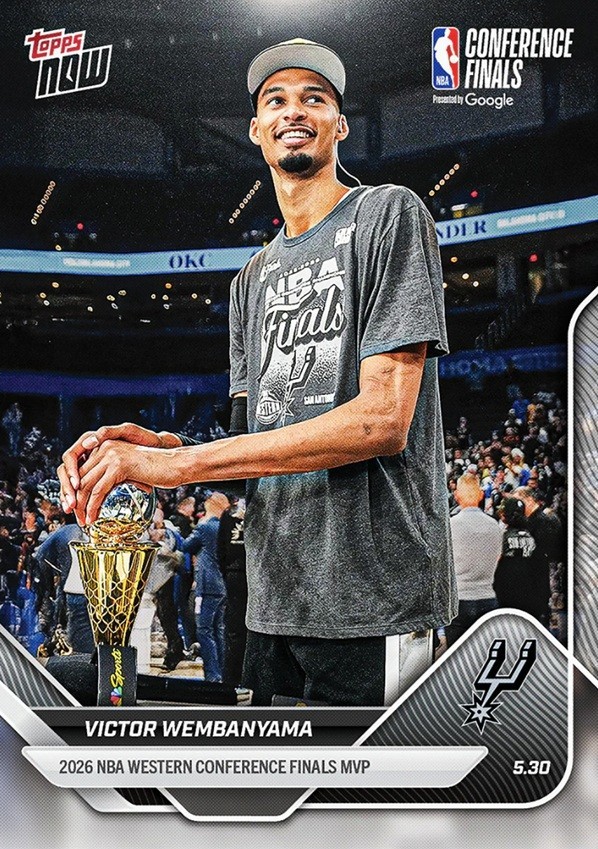 Victor Wembanyama – 2025-26 NBA Topps NOW – Card 324