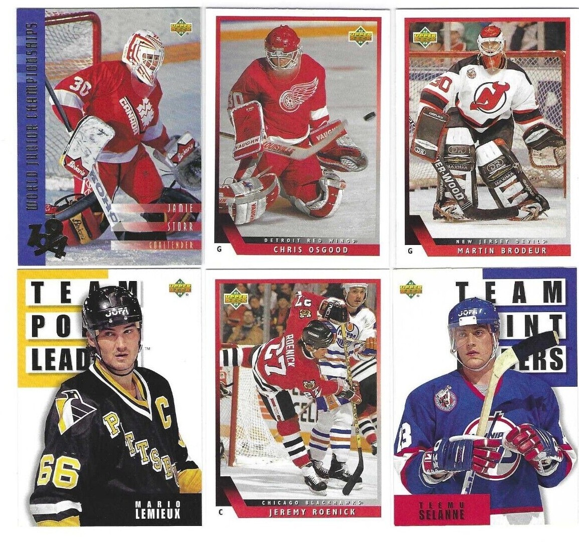 1993-94 Upper Deck Hockey base cards #251-575 -Finish Your Set! Volume Pricing!