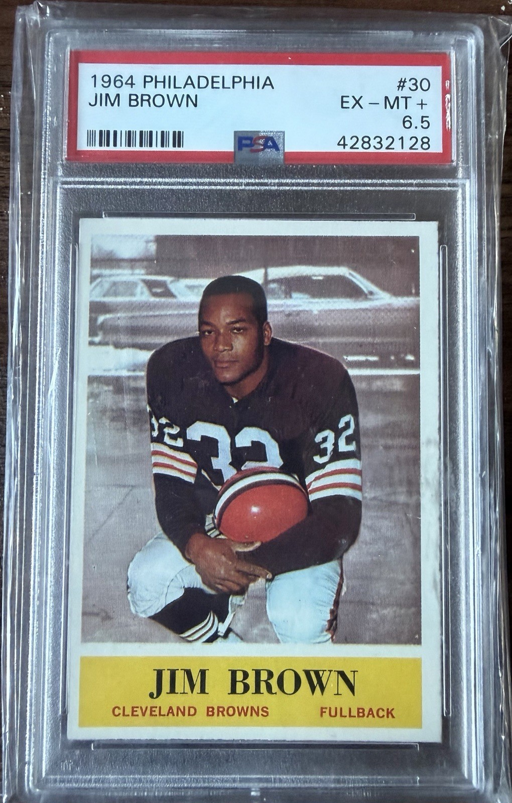 1964 Philadelphia 30 Jim Brown PSA 6.5