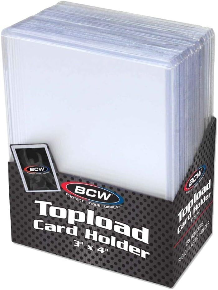 BCW Top Loaders Standard Sleeves Team Bags Card Holders Graded Card YOU PICK!!
