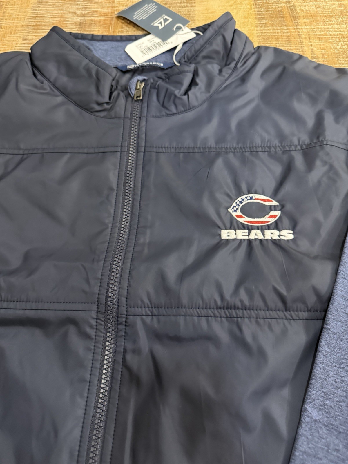 Chiacgo Bears Cutter Buck Lightweight Full Zip Jacket 3XLB NWT