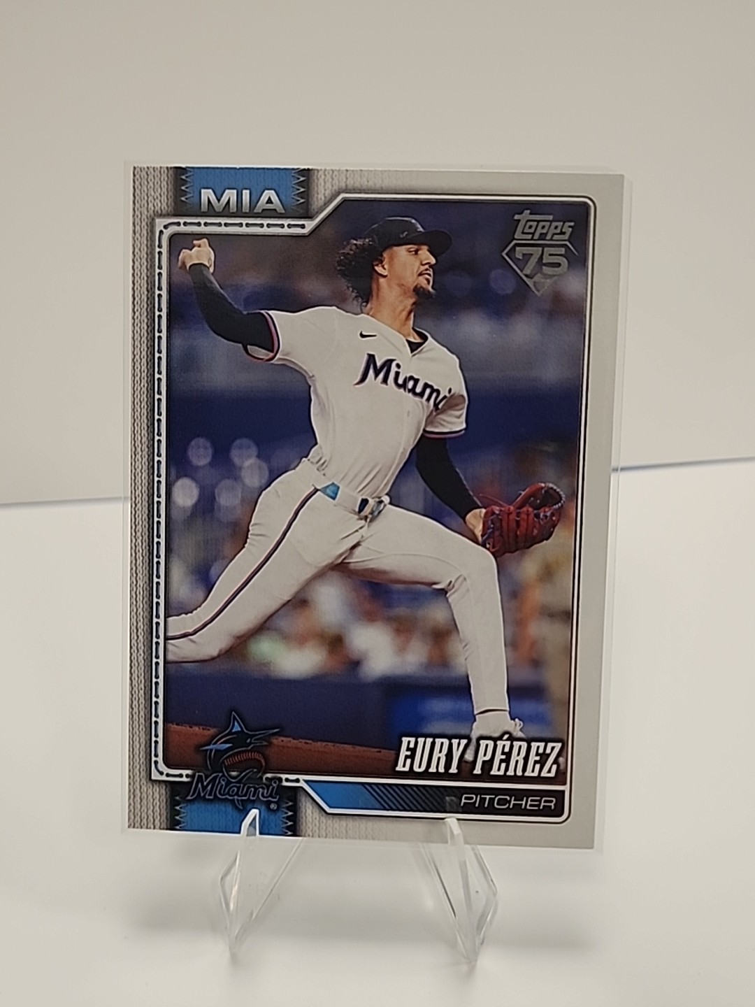 Eury Perez 2026 Topps Series 1 #285 Miami Marlins