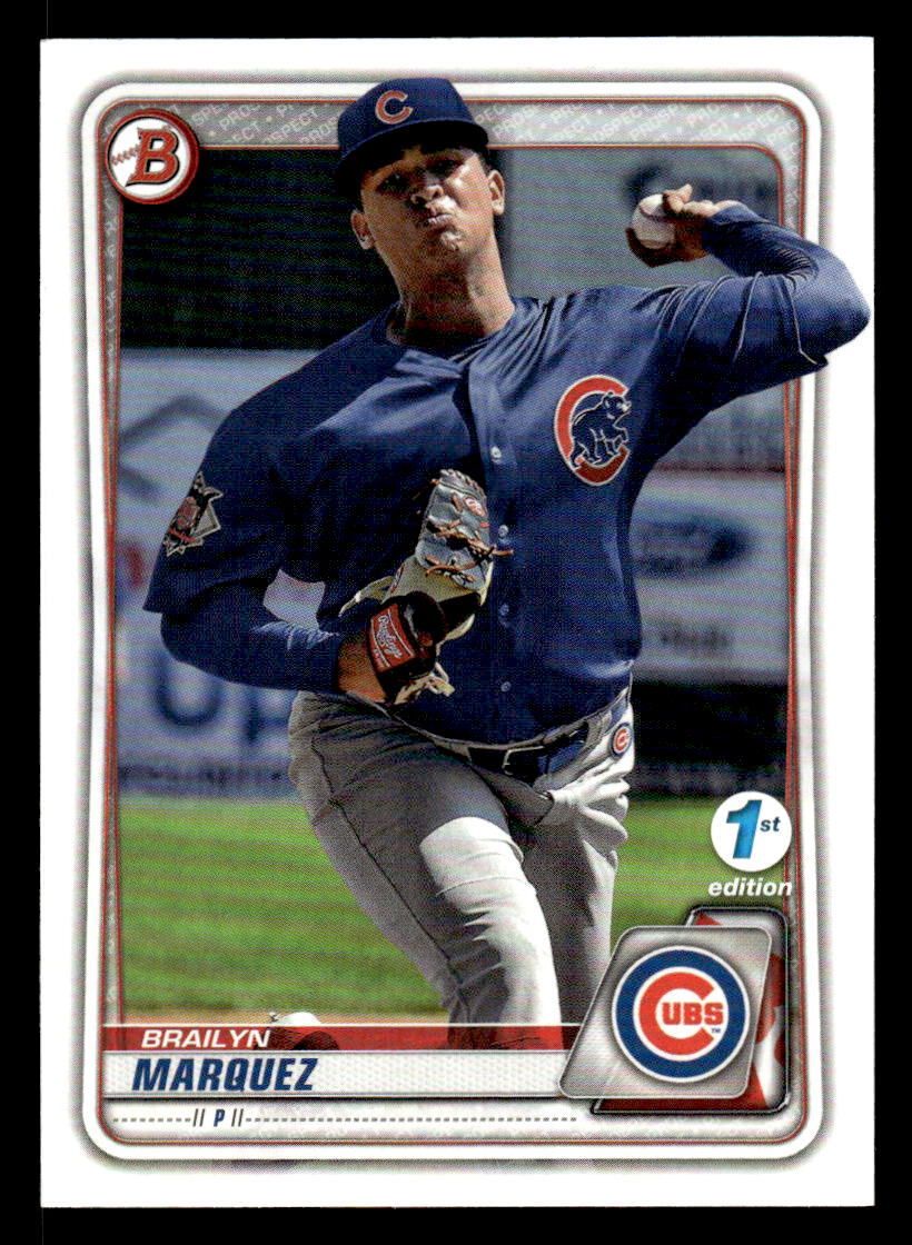 Brailyn Marquez 2020 Bowman 1st Edition #BFE-49 Chicago Cubs