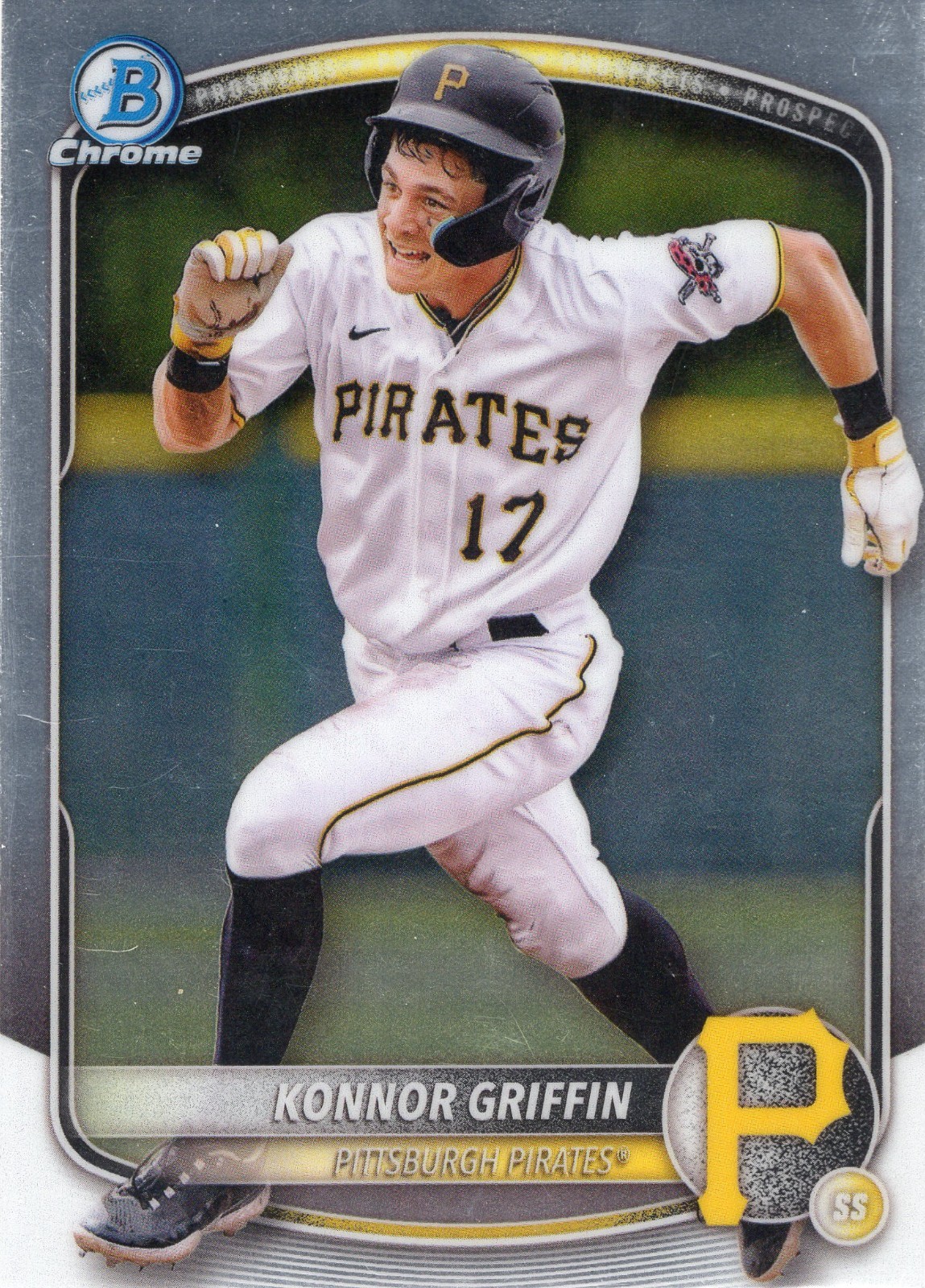 🔥 2025 Bowman Chrome Konnor Griffin Propsect #BCP-86 – Pittsburgh Pirates