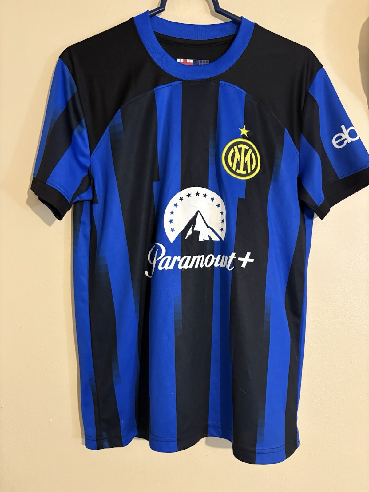 23/24 Inter Milan Barella #23 Home Soccer Jersey – Blue & Black – Men’s Small