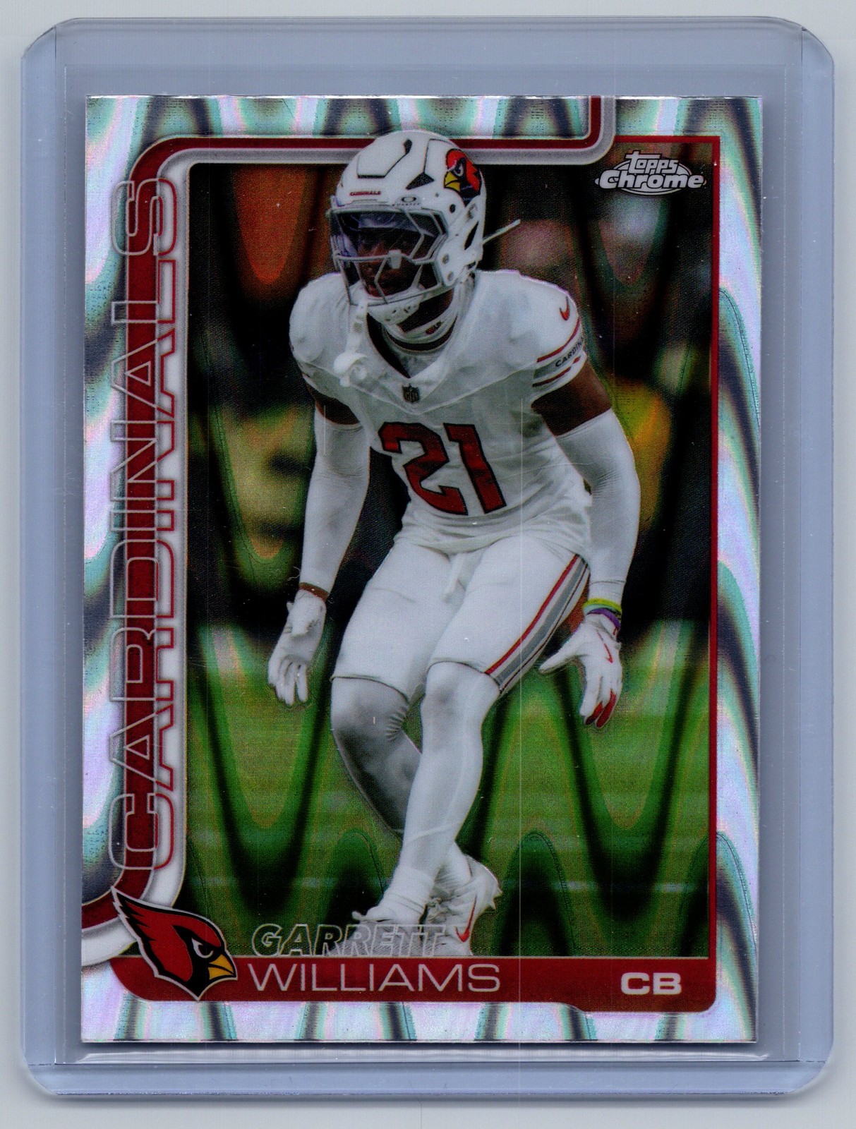 2025 Topps Chrome #6 Garrett Williams Ray Wave Refractor