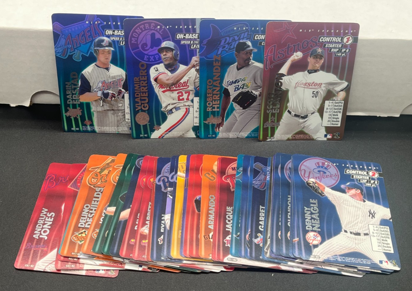 Lot of 42 – MLB Showdown 2001 42/462 w/ 4 Holos, Vladimir Guerrero