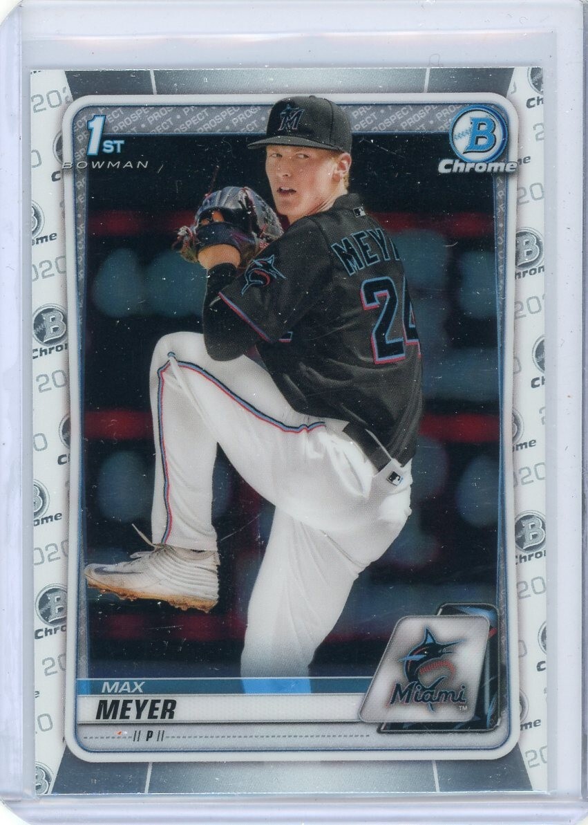 2020 Bowman Draft Max Meyer 1st RC Prospect Chrome #BD-50 Miami Marlins – Qty!