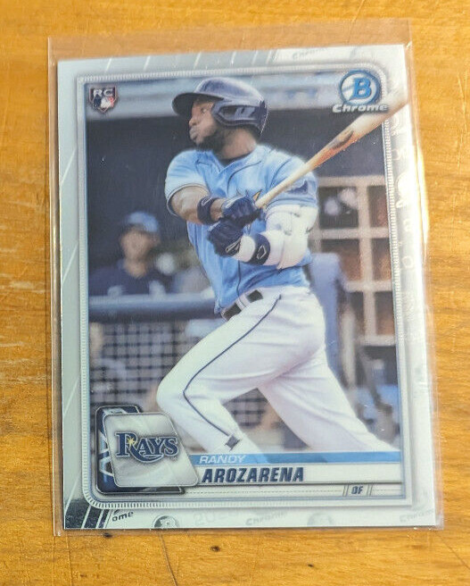 2020 Bowman Chrome #11 Randy Arozarena RC Rays