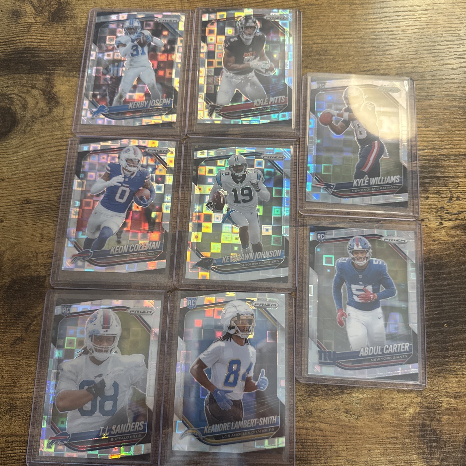 2025 Panini Prizm Premium Lot Of 8 Silver Pandora /400 Rookies and Vets