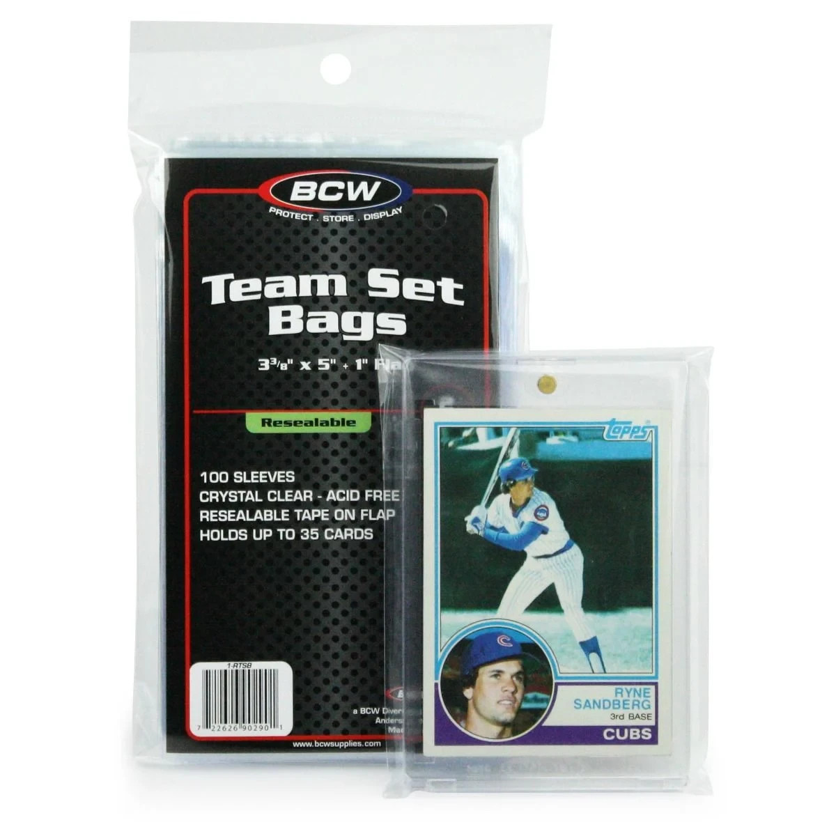 BCW Resealable Team Set Bags (35 ct.)