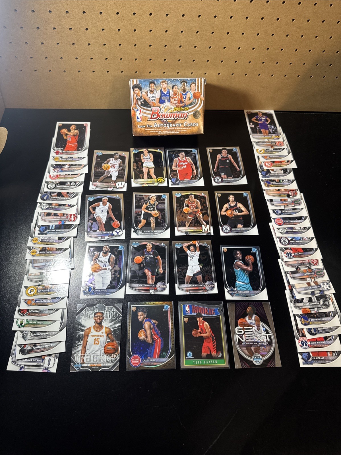 2025-26 Bowman Basketball Value Box NBA Chrome Topps Blaster