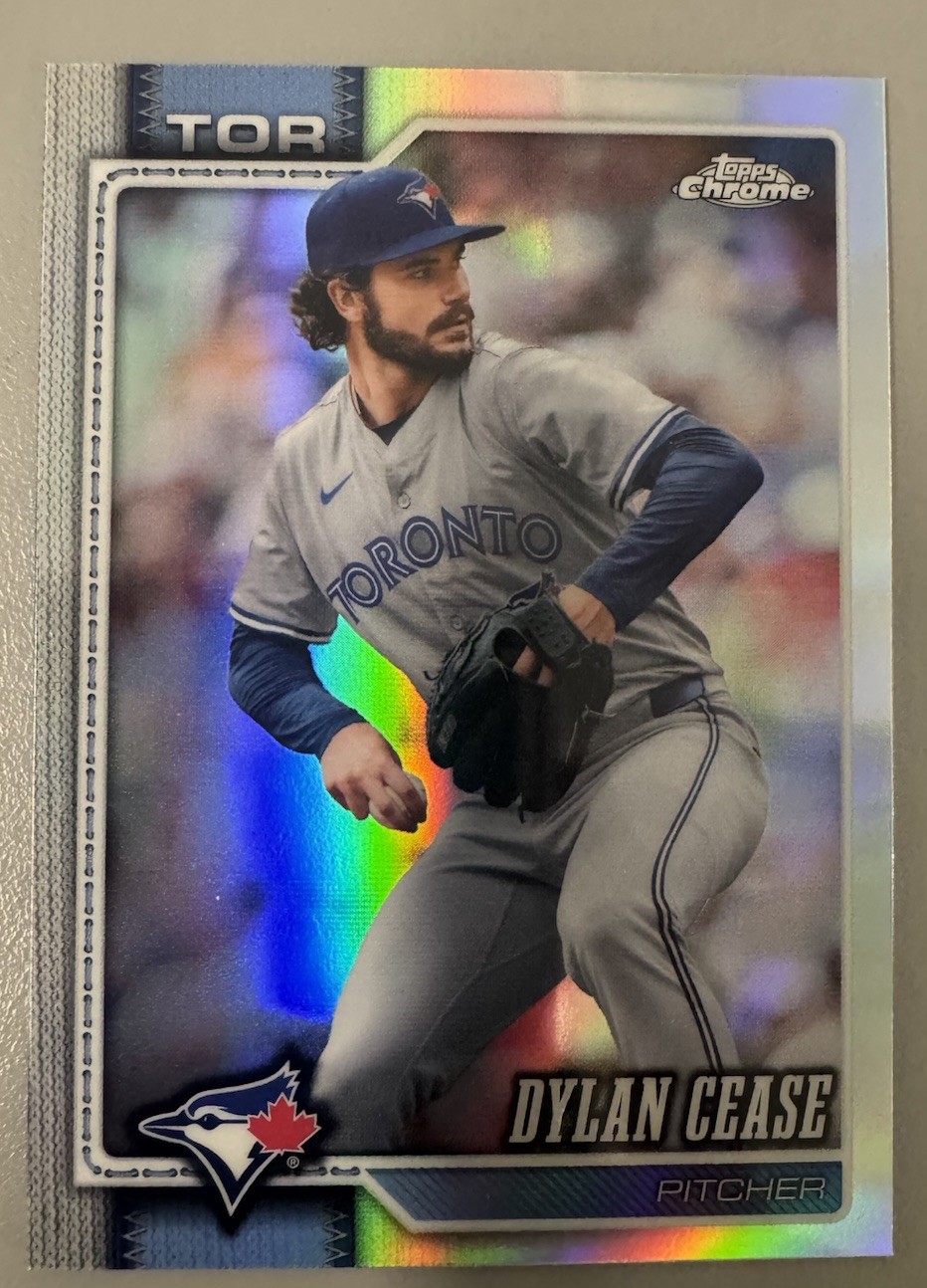 2026 Topps Chrome Dylan Cease Refractor #208 Blue Jays