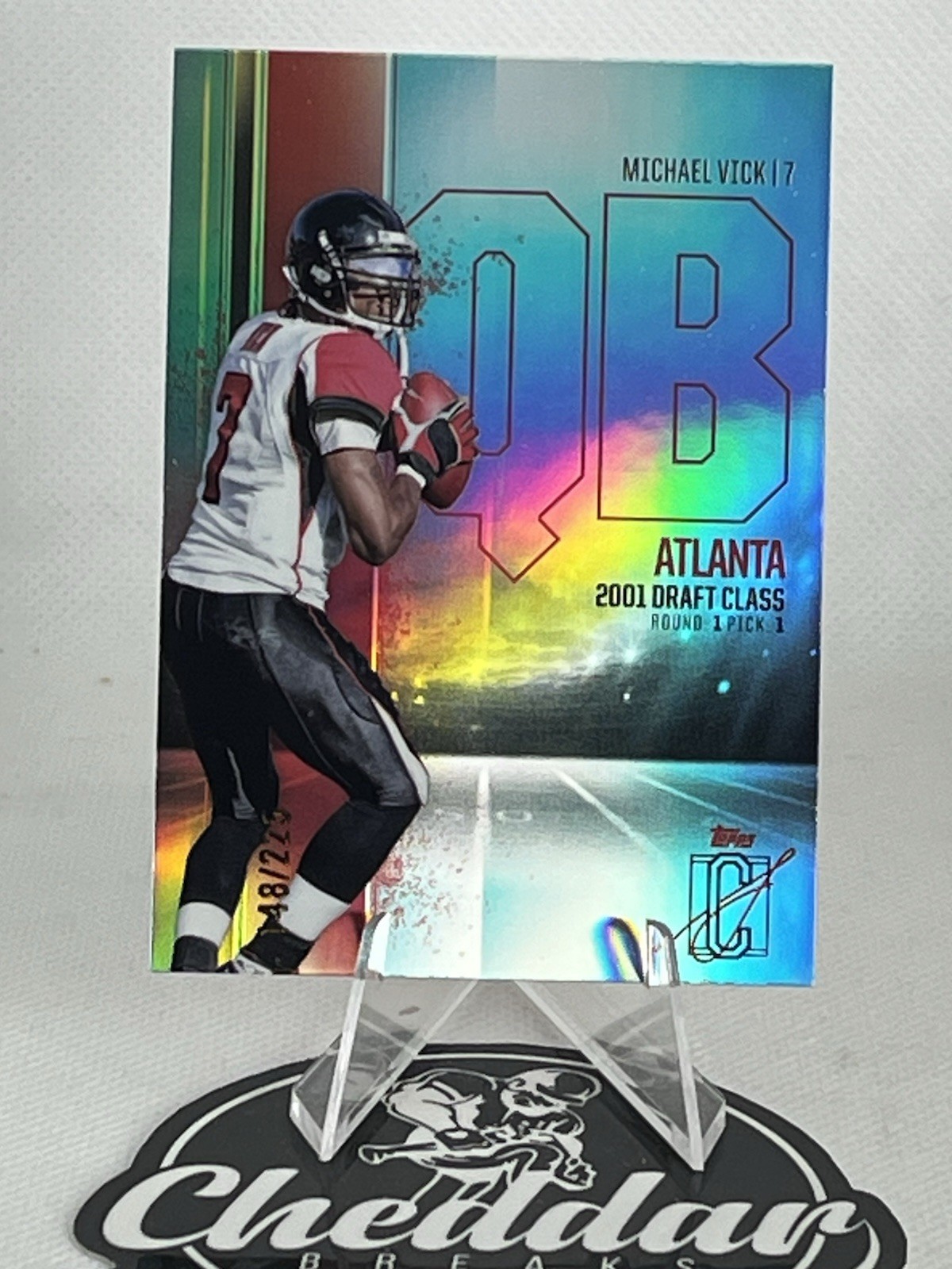 2024 Topps Signature Class Teal /225 #2 Michael Vick Atlanta Falcons
