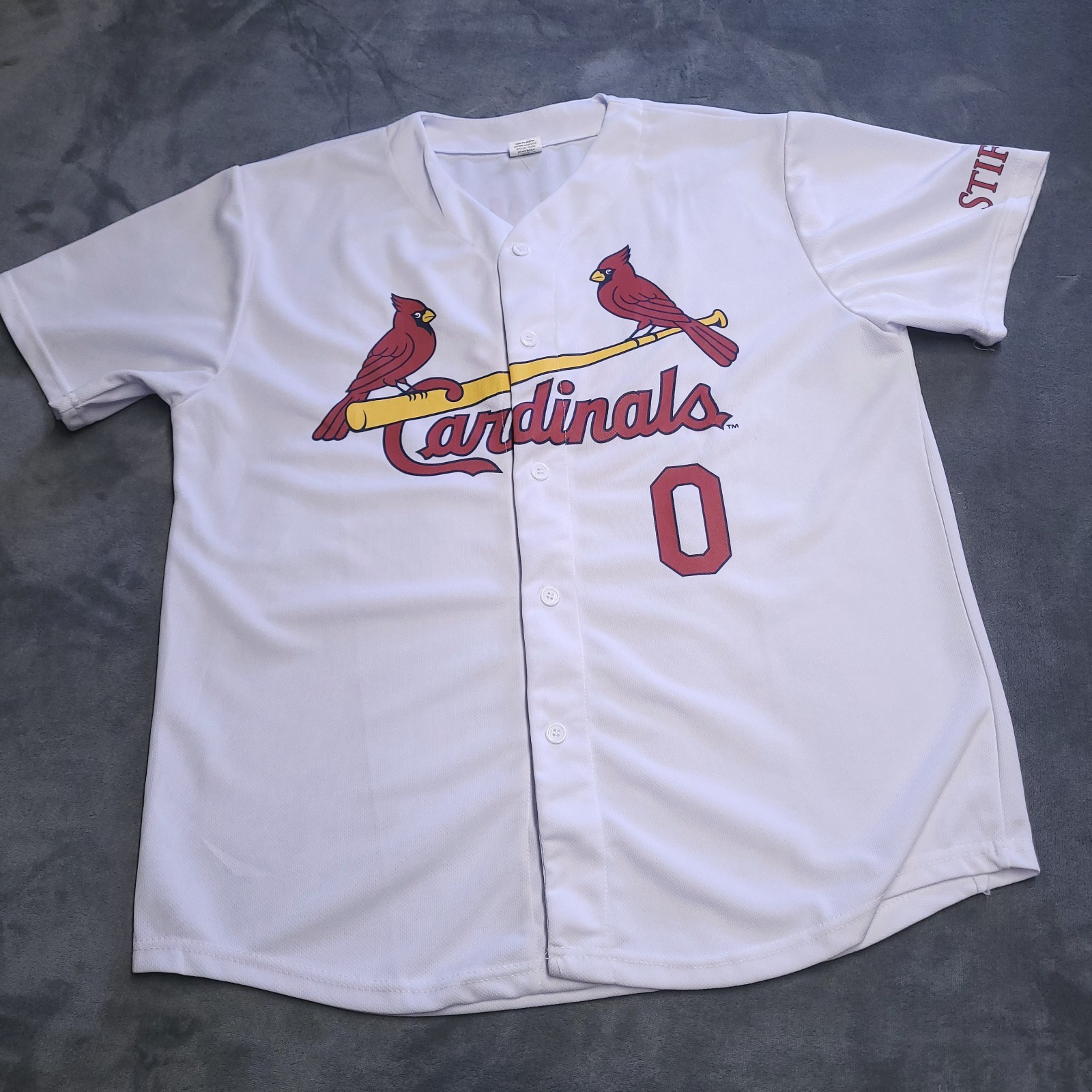 St. Louis Cardinals Masyn Winn #0 Button Jersey Size XL MLB SGA White