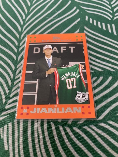 2007-08 Topps Rookie Orange – Yi Jianlian #6 RC – FREE SHIPPING