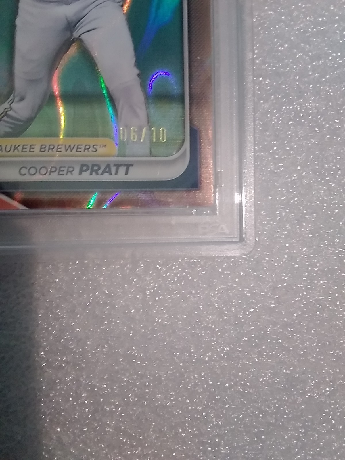 2024 Bowman Draft Chrome Cooper Pratt Rose-Gold Lava 06/10 PSA 9