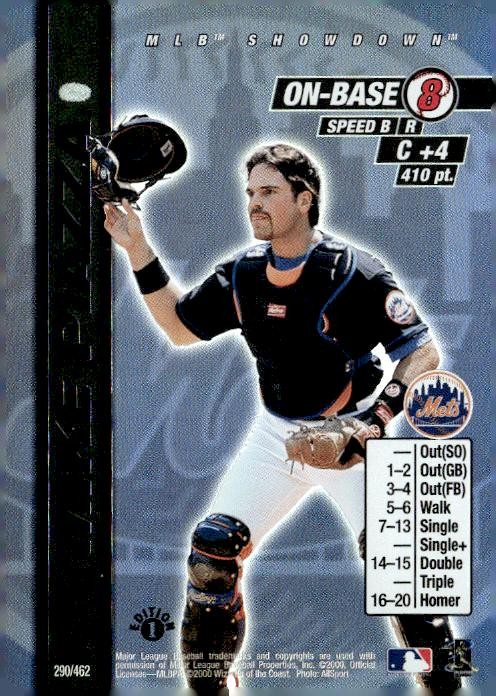2000 MLB Showdown Unlimited #290 Mike Piazza Foil