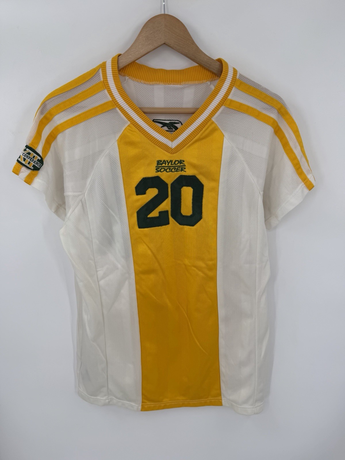 Vintage Reebok Baylor Soccer Women’s Jersey Size Medium #20 Big 12 Conference