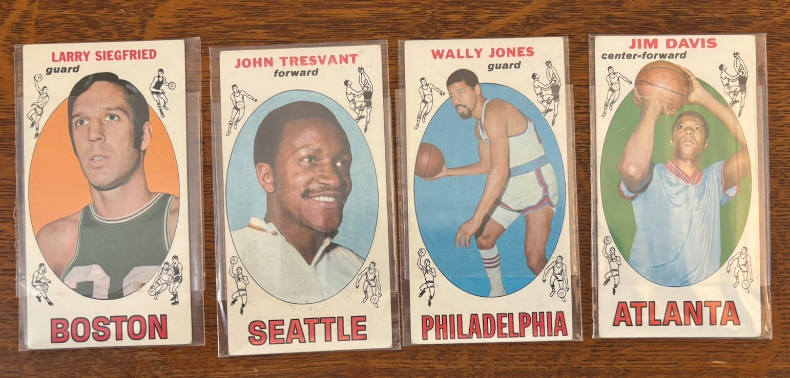 1969 Topps Basketball U Pick singles VG to EX clean