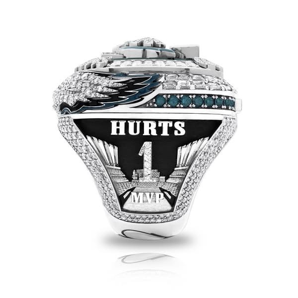 NFL 2025 🦅 Eagles Fan Ring Wing Out / HURTS/ Size 9-11-13