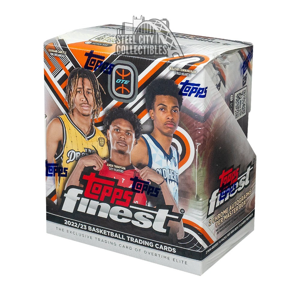 2022-23 Topps Finest Overtime Elite Basketball Hobby 8-Box Case