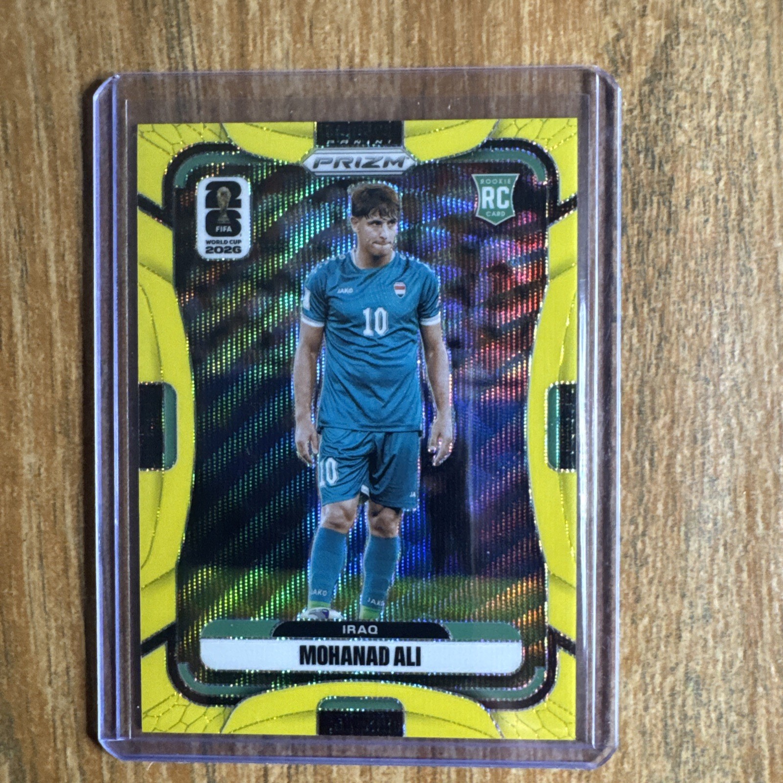 2026 Panini Prizm Fifa World Cup – Mohanad Ali #456 Fluorescent Yellow Wave…