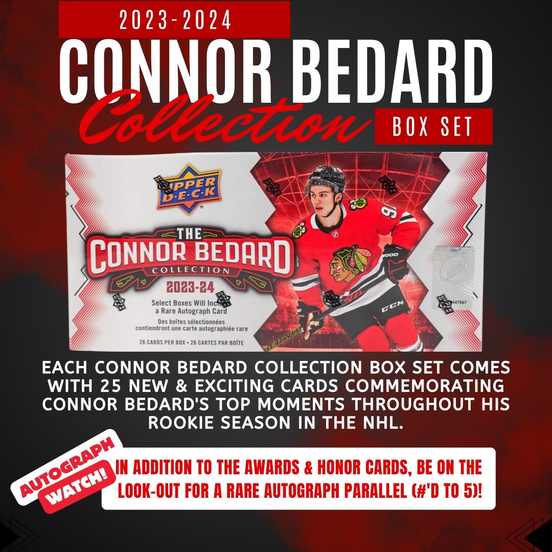 2023-24 Upper Deck Connor Bedard Collection Box Set