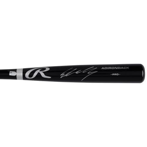 Ethan Holliday Colorado Rockies Autographed Black Rawlings Pro Bat