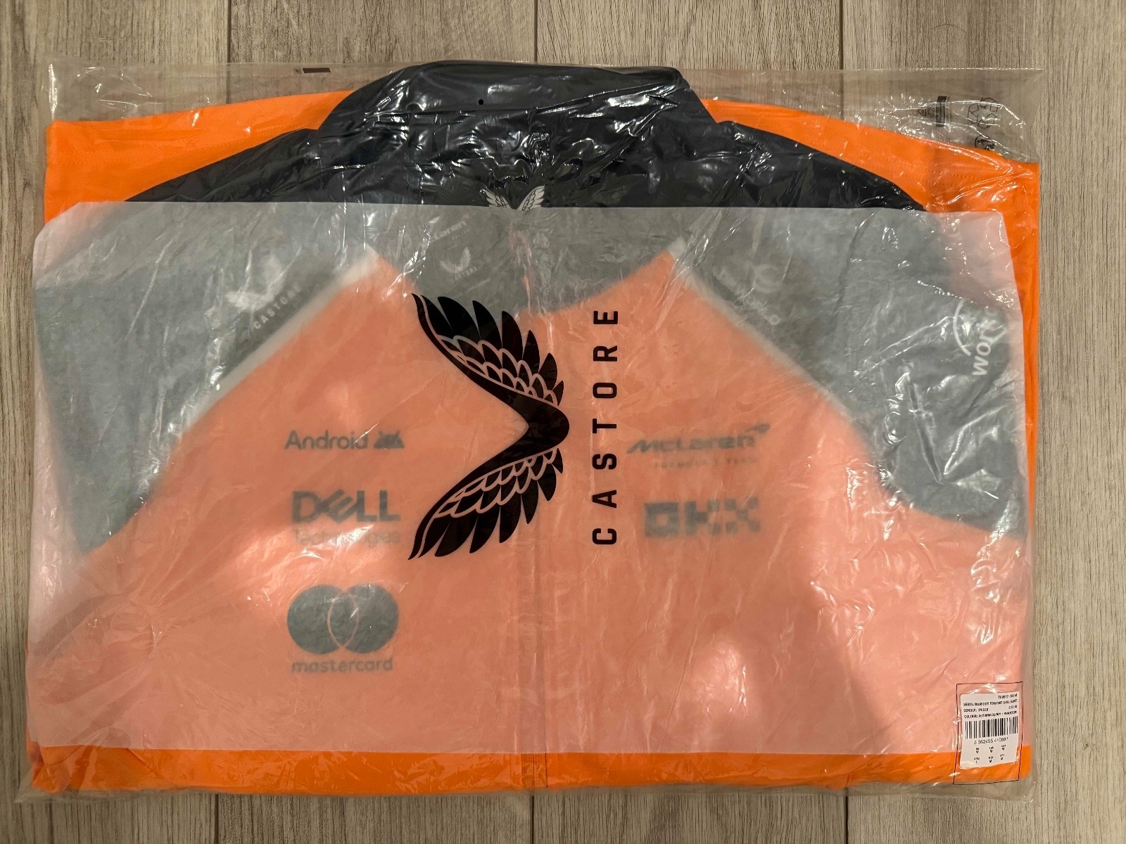 Official 2025 McLaren Formula 1 Team Castore Softshell Jacket (L) – NEW!