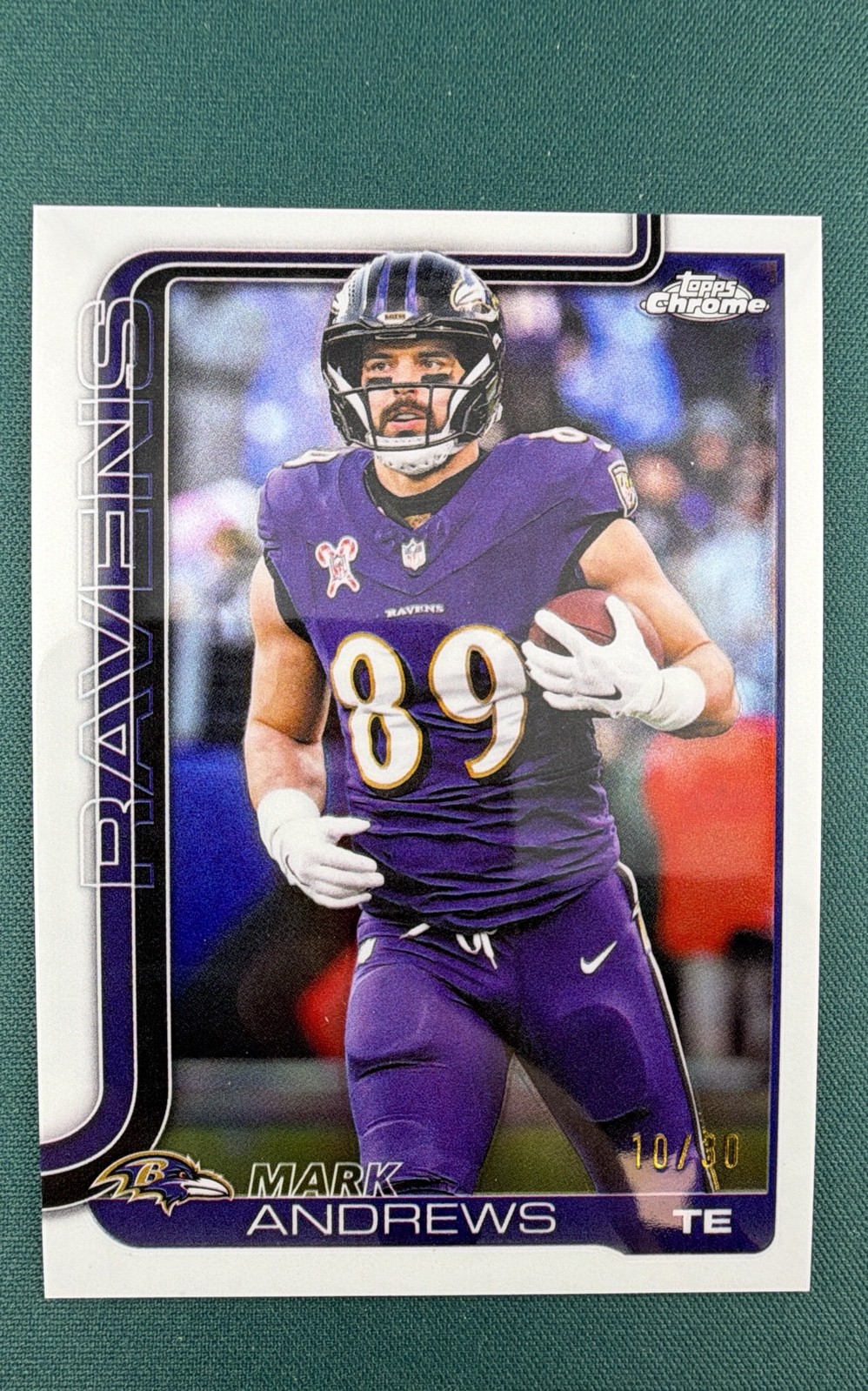 2025 Topps Chrome – Mark Andrews #23 White Refractor /30