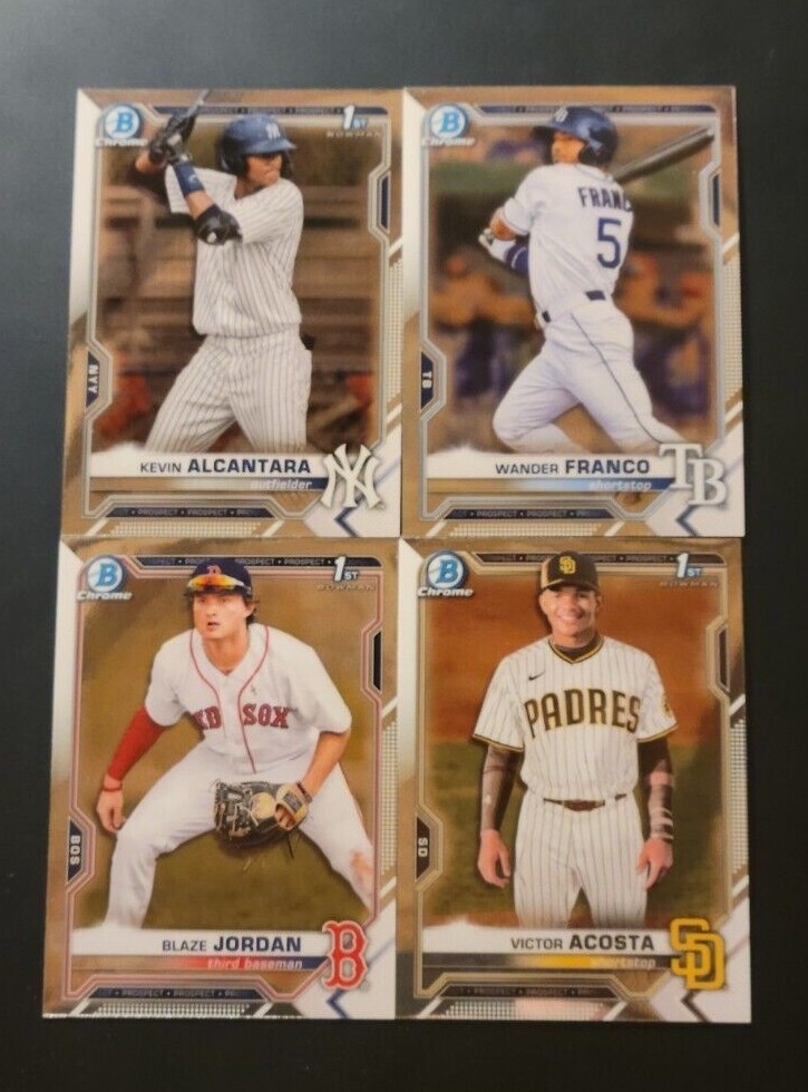 2021 Bowman Chrome Prospects BCP-1 to BCP-250 You Pick the Card